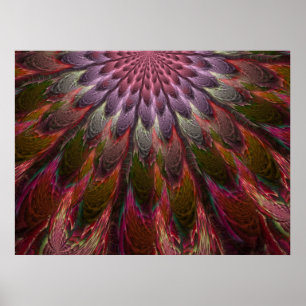 Póster Peacock Feathers