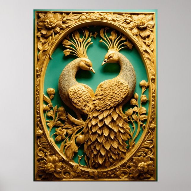 Póster Peacock Splendor - Traer a la Naturaleza adentro (Frente)