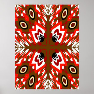 Póster Peacock vintage