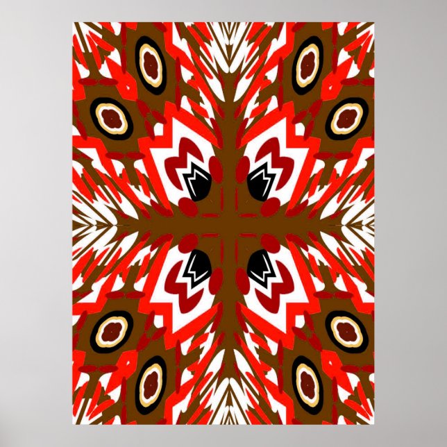 Póster Peacock vintage (Frente)