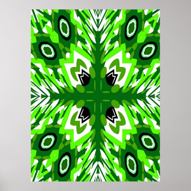 Póster Peacock vintage (Frente)