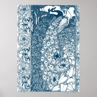 Peacocks de Art Nouveau