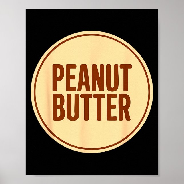 Póster Peanut Butter Shirt Adult Men Women Kids Jelly Cos (Frente)