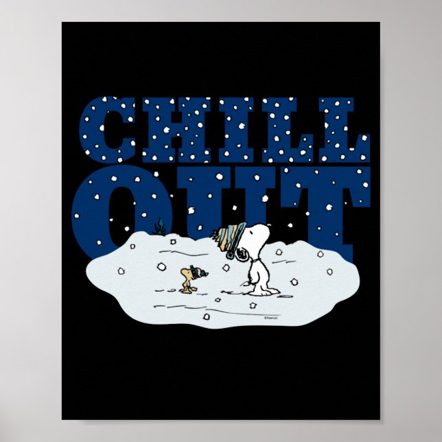 Póster Peanuts Chill Out  (Frente)