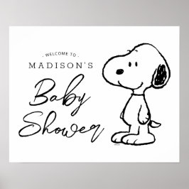 Póster Peanuts Snoopy | BABY SHOWER