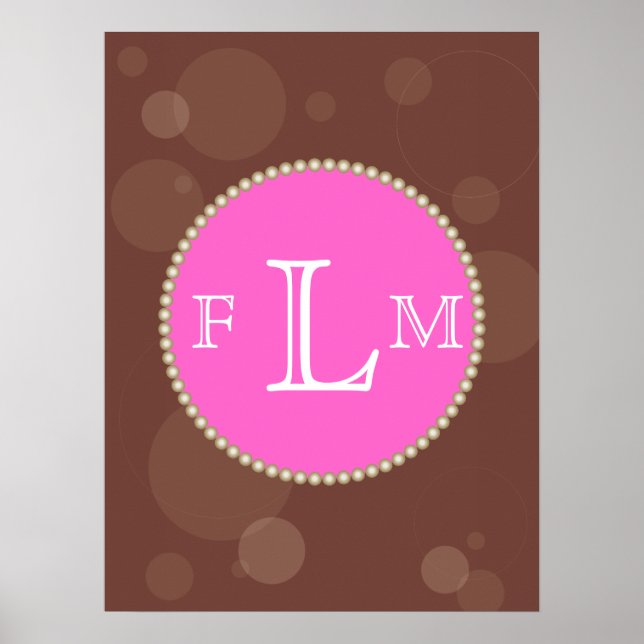 Póster Pearl Monogram Poster (Frente)