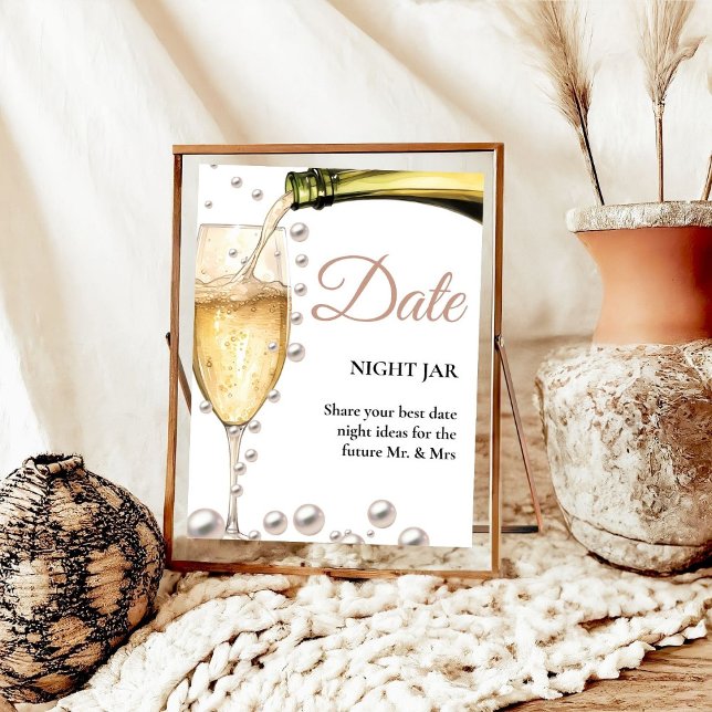 Póster Pearls Y Prosecco Bridal Shower Date Ideas Rótulo (Subido por el creador)