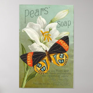 Póster Pears Sopa Butterfly