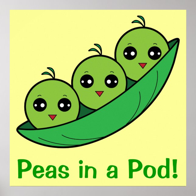 Póster Peas en un podo (Frente)
