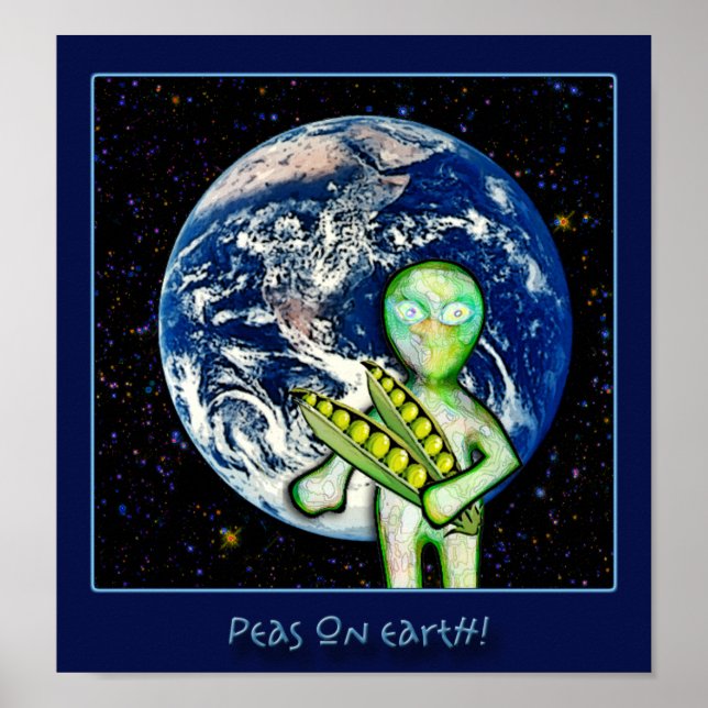 Póster Peas On Earth! (Frente)