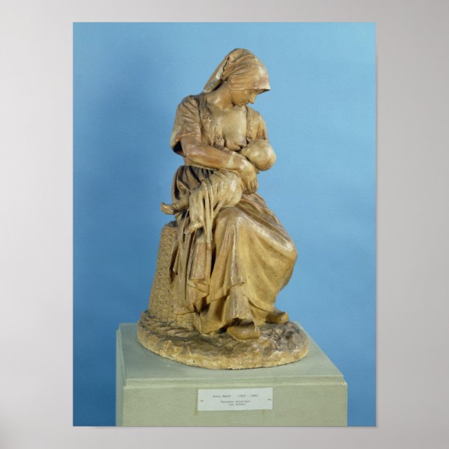 Póster Peasant Woman Feeding her Child (Frente)
