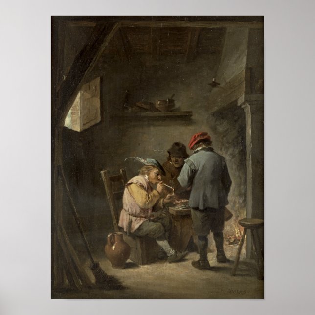Póster Peasants by an Inn Fire (Frente)