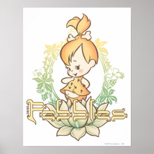 Póster PEBBLES™ en las flores de Lotus