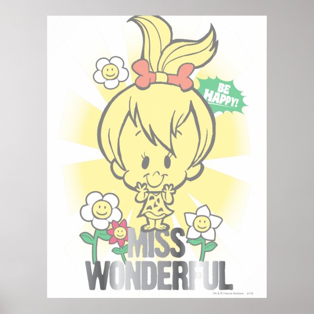 Póster PEBBLES™ Miss Maravillosa (Frente)