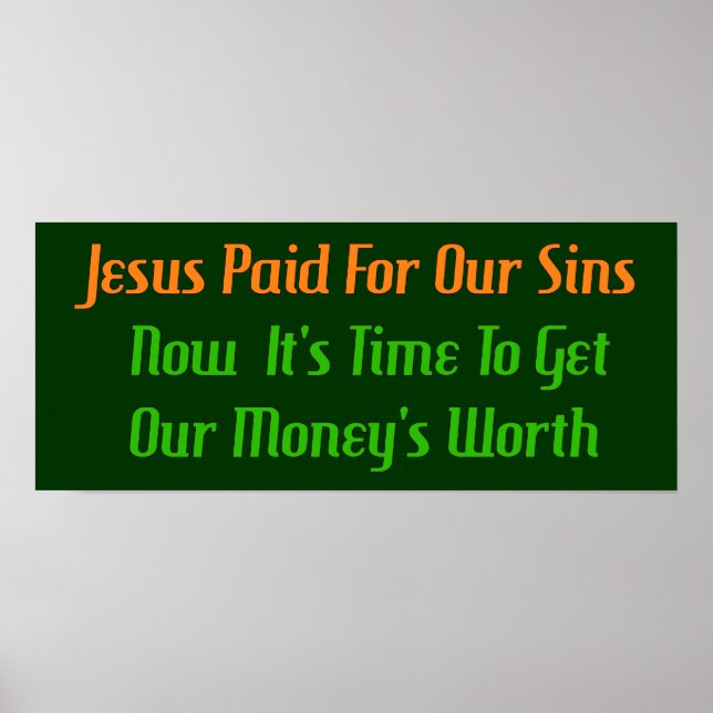 Póster Pecado Prepagado (Frente)