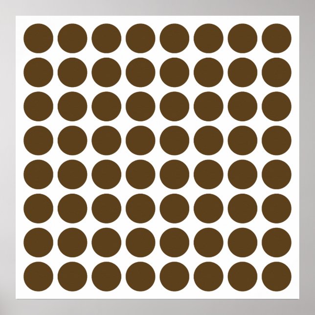 Póster Pecan Neutral Dots (Frente)