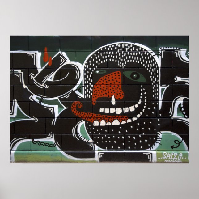 Póster Peces Para Sufrir De Grafiti Rinitis Persistente (Frente)