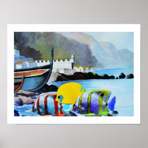 Póster Peces tropicales en Madeira