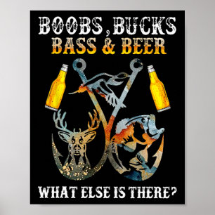 Póster Pechuga B Cerveza Lo Que Hay Más Es Un Hun Pescado