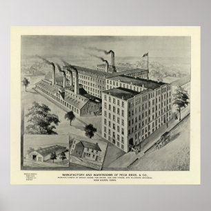 Póster Peck Bros & Co