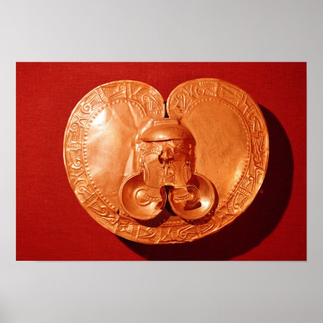 Póster Pectoral con rostro humano (Frente)