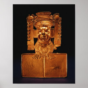 Póster Pectoral de dios Xipe Totec