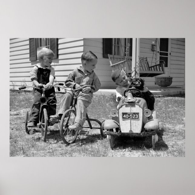 Póster Pedal Power, 1930s (Frente)