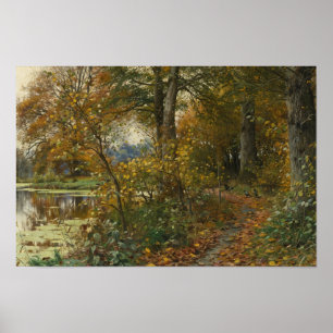 Póster Peder Monsted - Bosque Charlottendun