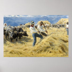 Póster Peder Severin Kroyer - Trilla en los Abruzzos