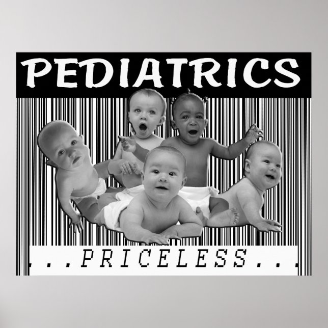PÓSTER PEDIÁTRICAS - POSTER DE CÓDIGO DE BARRAS SIN PRECI (Frente)
