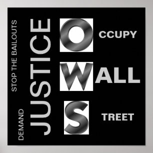 PÓSTER PEDIR JUSTICIA PARA CUPY W ALL S TREET