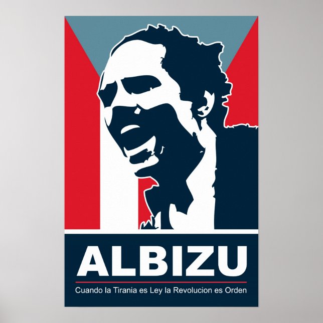 Póster Pedro Albizu Campos - Bandera (Frente)