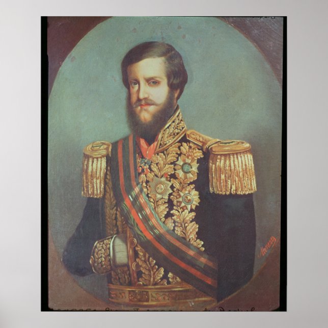 Póster Pedro II de Brasil (Frente)