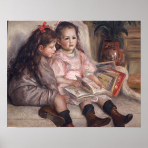 Póster Pedro niños de Renoir un   de Caillebotte marcial
