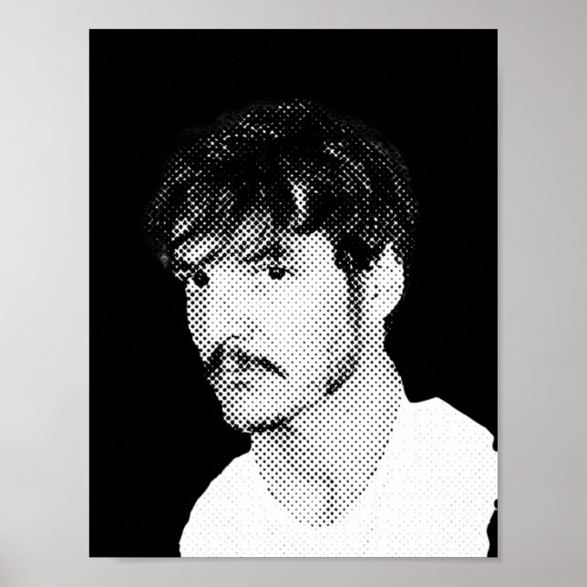 Póster Pedro Pascal mitad Tone Vintage Art (Frente)