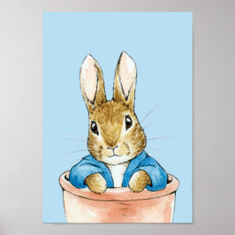 Póster Pedro sentado en maceta