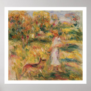 Póster Pedro un paisaje de Renoir el   con la esposa del