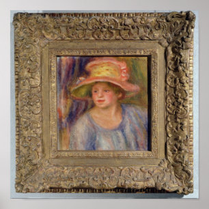 Póster Pedro una mujer de Renoir el   con un gorra