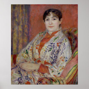 Póster Pedro una señora Heriot de Renoir el