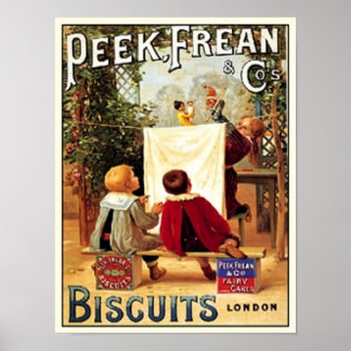 Póster Peek Frean Cos. Biscuits London Vintage Ad