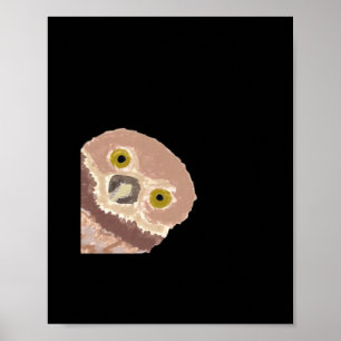 Póster Peekabo Funny Design for Halloween