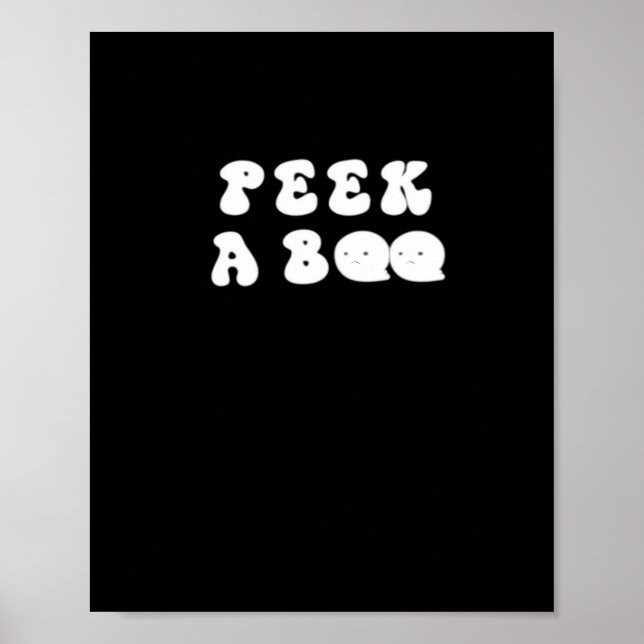 Póster Peekabo Funny Halloween (Frente)