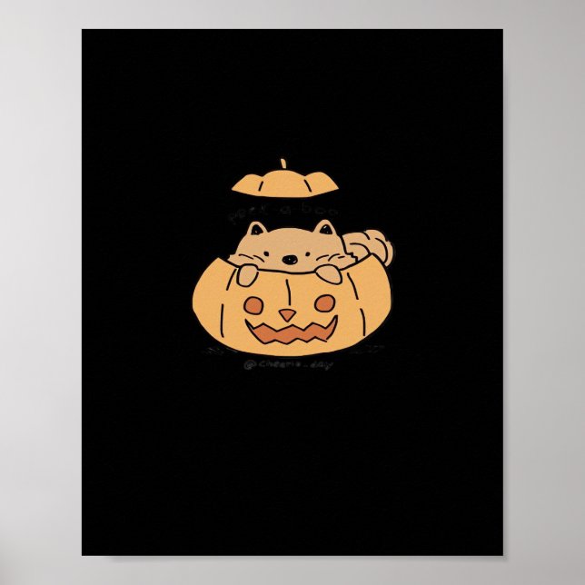 Póster Peekaboo Autumn Vibes (Frente)