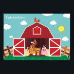 Póster Peekaboo Barn Daytime Landscape Group 1<br><div class="desc">The most famous image in the whole series,  this view inside the Peekaboo Barn itself shows several characters getting ready for a barn party!</div>