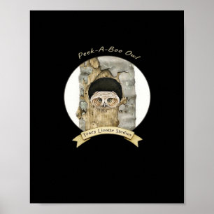 Póster Peekaboo Meme Design for Halloween