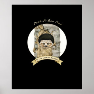 Póster Peekaboo Meme Design for Halloween