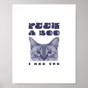 Póster Peekaboo - Sorpresa de Halloween espumoso