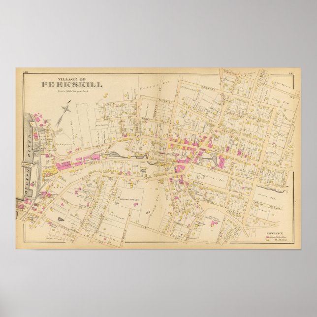Póster Peekskill, Nueva York (Frente)