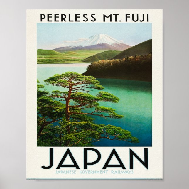 Póster Peerless Mt. Fuji. Japan (Frente)