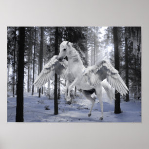 Póster Pegaso se fue volando el poster de la nieve del
